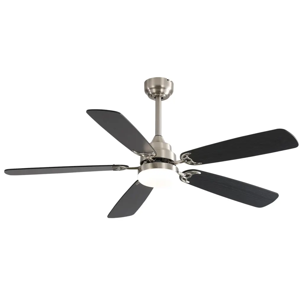 52 Inch Modern LED Ceiling Fan 6 Speed Wind and Remote Control ceiling fan with light