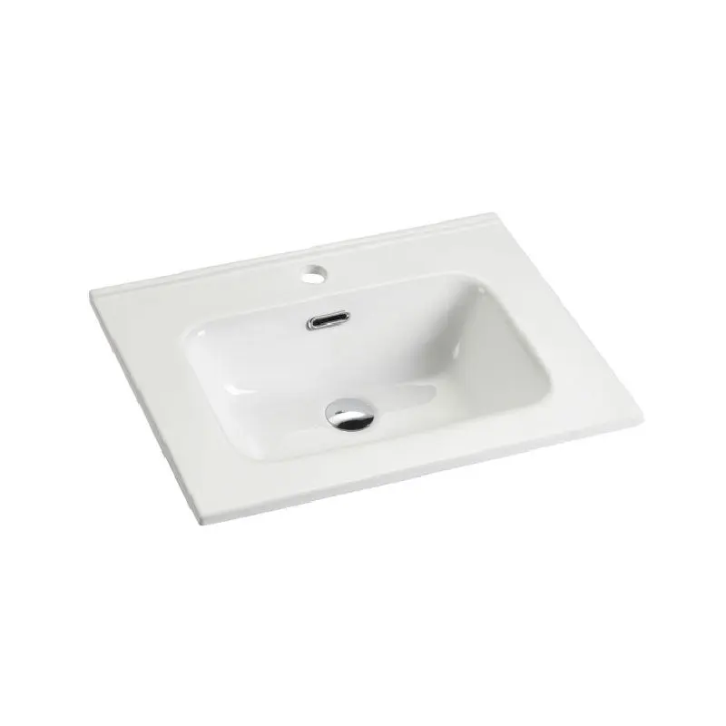 White Ceramic Basin One Predrilled Faucet Hole Bb0924Y311 abay home