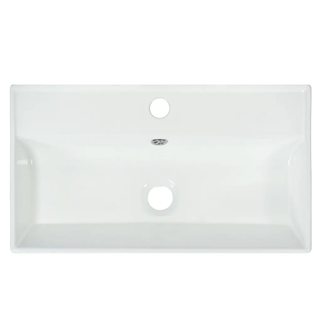21.6 Inch Bathroom Vanity Sink White Ceramic Countertop Cabinet vstory