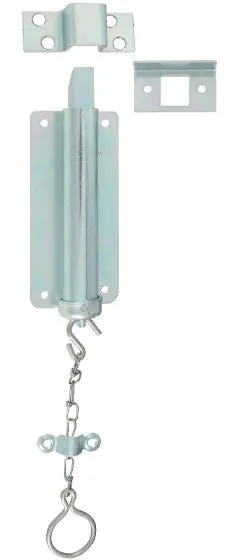 National Hardware N150-771 Chain Bolt 6" Zinc Plated Security and Safety