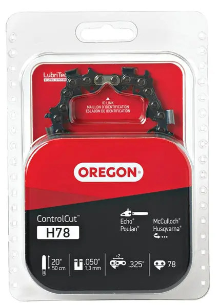 Oregon H78 ControlCut 20 Inch 78 Links Chainsaw Chain Professional Use