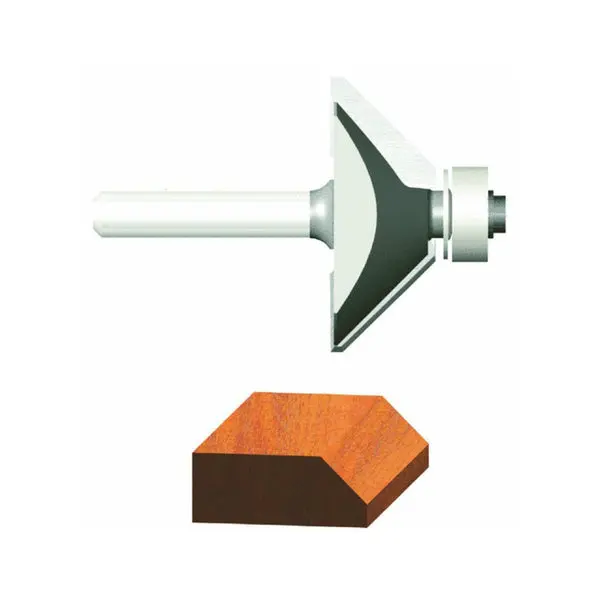 Vermont American 23155 Carbide Tipped Silver Series Chamfer Bit 1-3/8-Inch OD