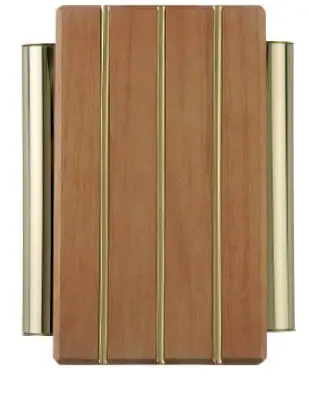 Carlon DH506 Wired Wood Chime Gold Finish Tubes Elegant Sound