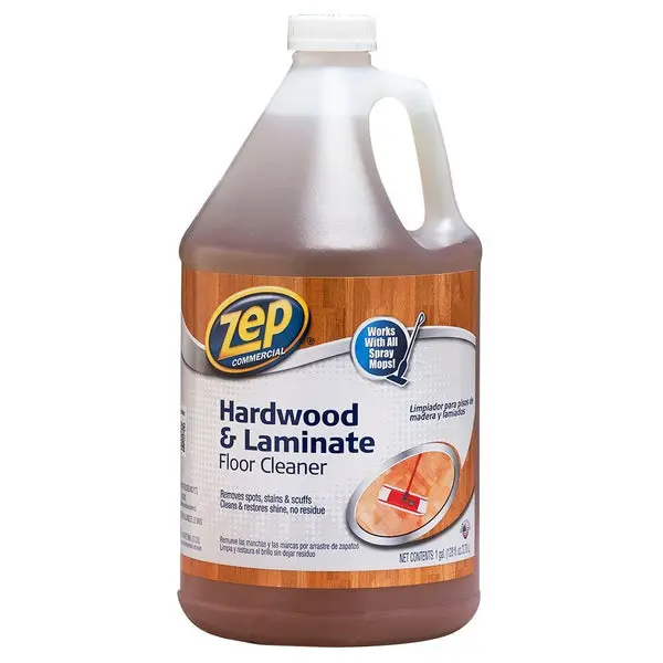 Zep Commercial ZUHLF128 Hardwood and Laminate Floor Cleaner, 1-Gallon