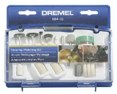 Dremel 684-01 20 Piece Cleaning and Polishing Kit Rotary Tools