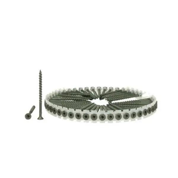 Senco 08D250W DuraSpin Ext Wood-to-Wood Collated Screw #8 x 2-1/2 Inch 800-Count