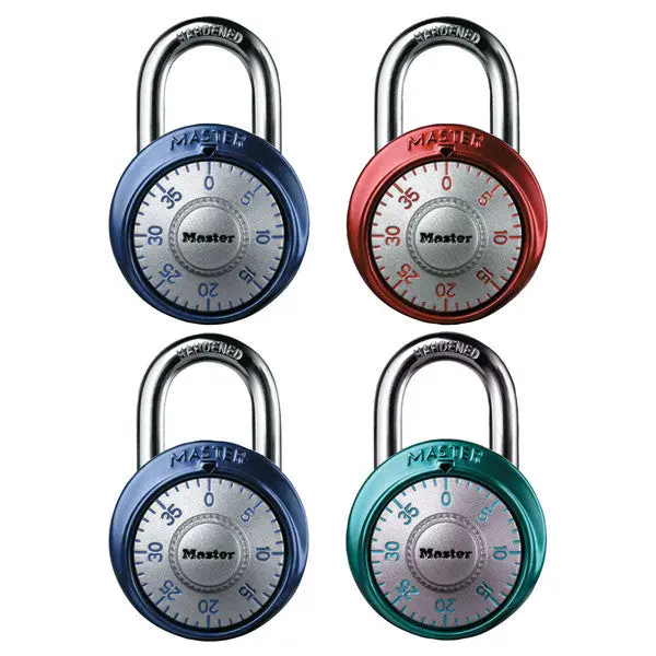 Master Lock 1561DAST Combination Padlock 1-7/8 Inch Keyless Security Lock