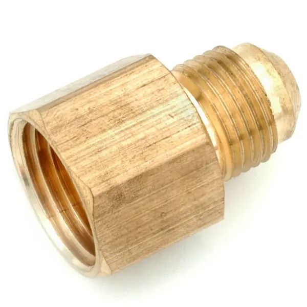 Anderson Metals 754046-0812 Lead Free Brass Flare Connector 1/2" x 3/4" FPT
