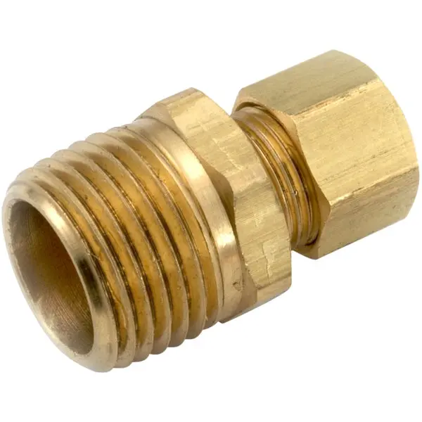 Anderson Metals Lead Free Connector Brass 5/8 CMP x 3/4 MPT