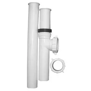 Lasco 03-4207 Plastic Disposal Connector Kit 1-1/2" White Garbage Disposals