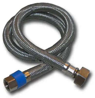 Lasco 10-0125 Faucet Connector Stainless Steel 3/8 x 1/2 x 24 Inches Plumbing