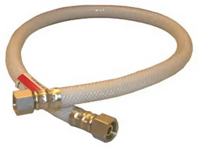 Lasco 10-2524 Poly Appliance and Faucet Connector 3/8 Inch x 3/8 Inch x 24 Inch Flexible Hose