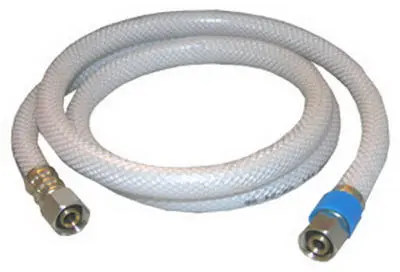 Lasco 10-2546 Flexible Poly Faucet Connector 3/8 Inch x 3/8 Inch x 48 Inch Braided Hose