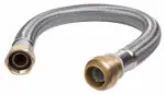 SharkBite Braided Water Heater Connector 3/4 x 3/4 FIP 24 Flexible Plumbing