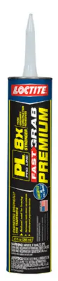 Loctite 1417170 PL Premium FAST GRAB Polyurethane Construction Adhesive 10 Oz Bonding and Sealing