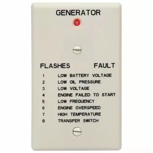 Briggs & Stratton 6144 Remote System Status Panel