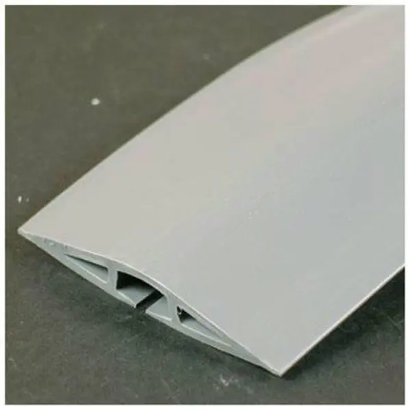 Wiremold CDG-15 Corduct Overfloor Cord Protector 15 Feet Gray Office and Home Safety