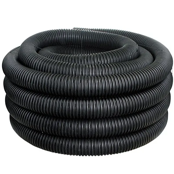 ADS 03010100 Single Wall Corrugated HDPE Perforated Drainage Pipe 3 inch x 100 Ft