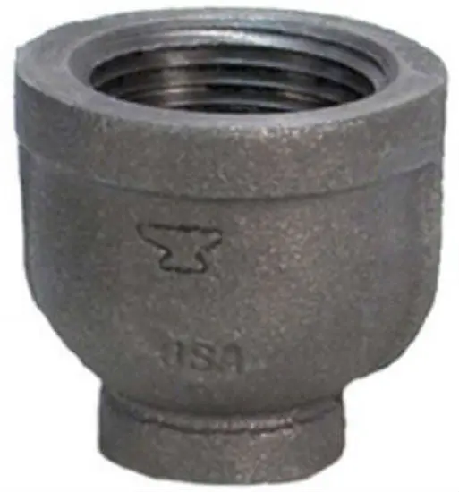 Anvil 8700134409 Reducing Coupling 1-1/4" x 1" Black