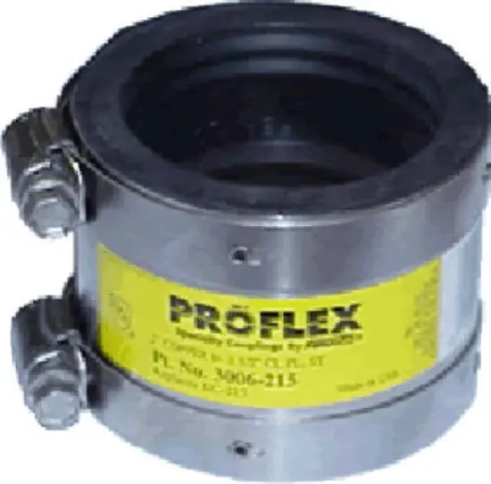 Fernco P3000-44 Proflex Shielded Specialty Coupling 4 Inch