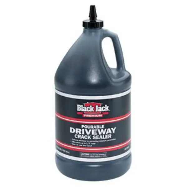 Black Jack Pourable Driveway Crack Sealer 3.6 Qt Asphalt Repair