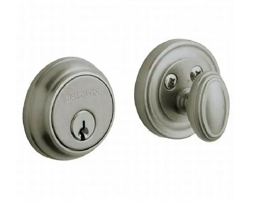 Contemporary Single Cylinder Deadbolt - Best Construction Hardware Tools BALDWIN