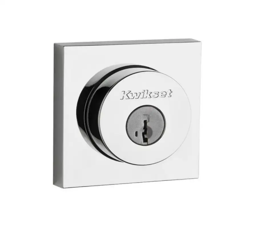 Halifax Square Double Cylinder Deadbolt - Home Hardware Repair Tools Kwikset