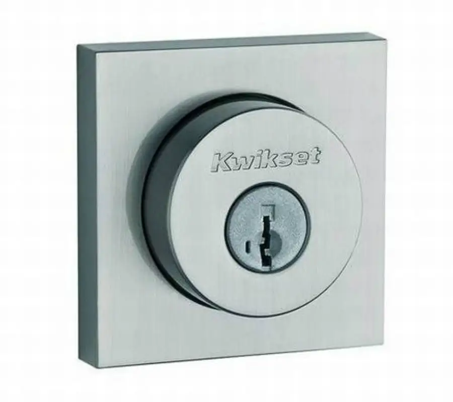 Milan Round Double Cylinder Deadbolt - Construction Hardware Items Kwikset