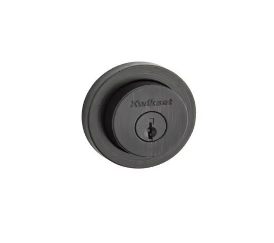 Milan Round Double Cylinder Deadbolt - Home Hardware Products Sale Kwikset