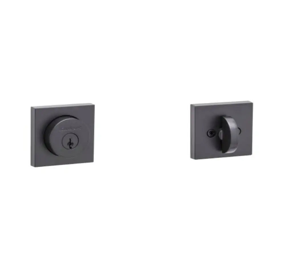 Milan Round Double Cylinder Deadbolt - Home Hardware Repair Tools Kwikset