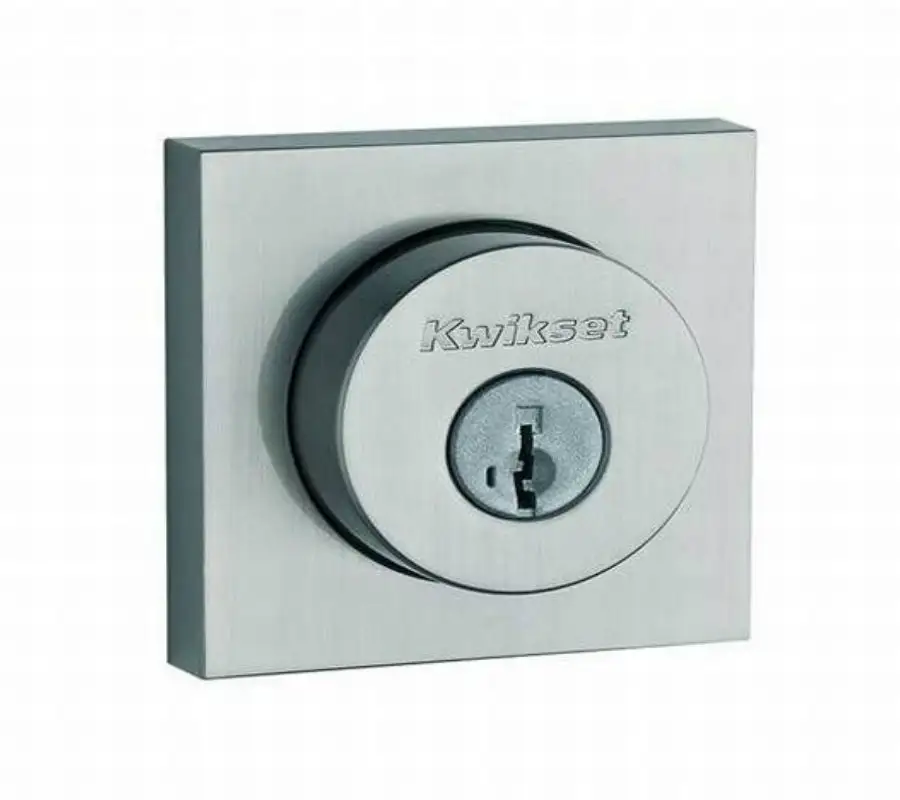 Milan Square Single Cylinder Deadbolt - Best Construction Hardware Store Kwikset