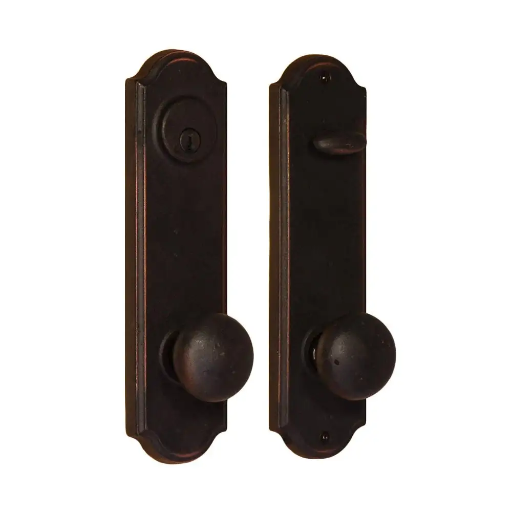 Weslock L7641F2F2SL2D Wexford Single Cylinder Deadbolt Passage Lock Black