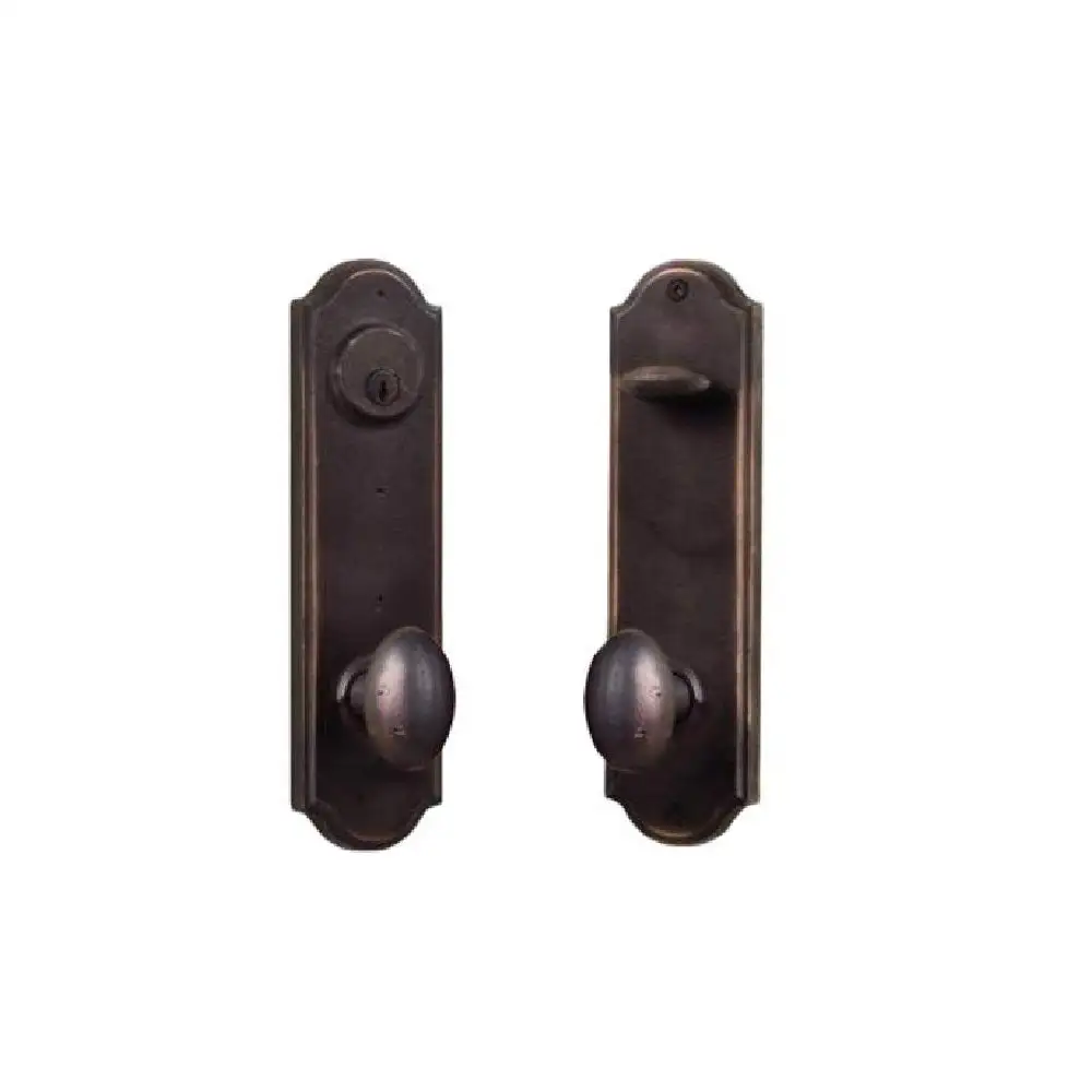 Weslock L7641M2M2SL2D Durham Single Cylinder Deadbolt Passage Lock Black