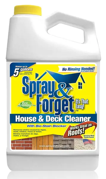 Spray & Forget SFHD64OZ-4 House and Deck Cleaner 64 Oz Outdoor Surfaces Spray u0026 Forget