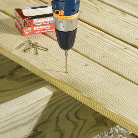 FastenMaster FMGD312-75 GuardDog Gold Color Deck Screw 3.5 Inch 75-Pack