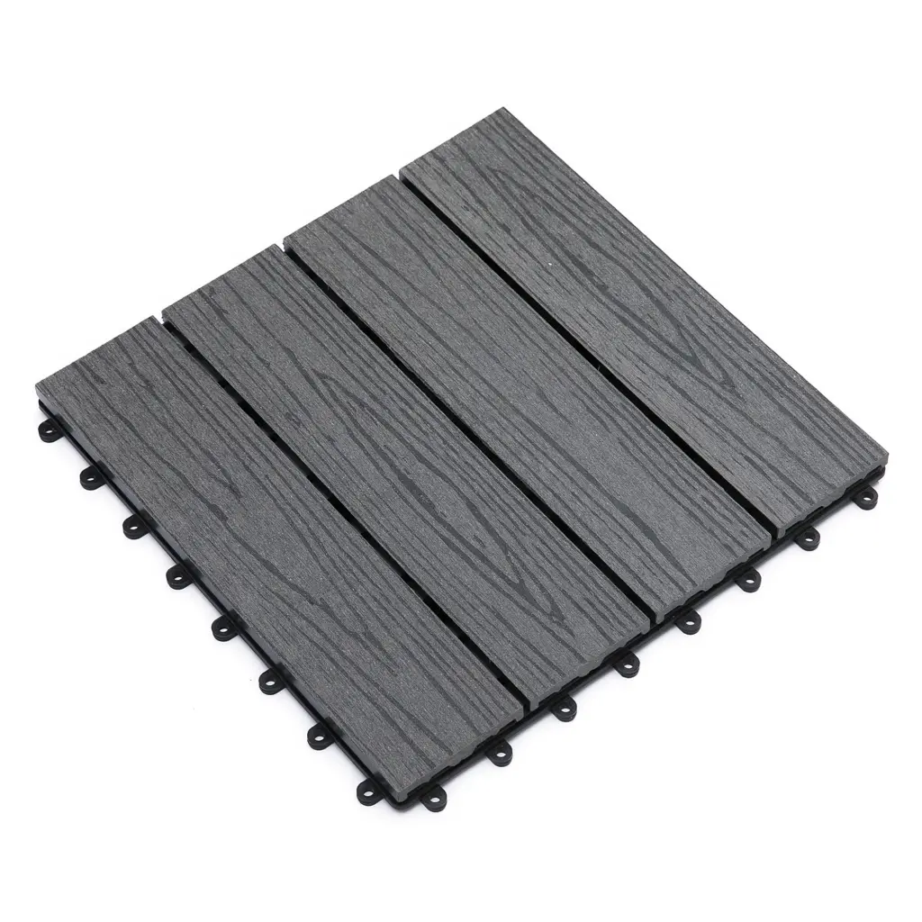 Outsunny Interlocking Deck Tiles Pack 11 Outdoor Flooring Patio Tiles Balcony aosom business