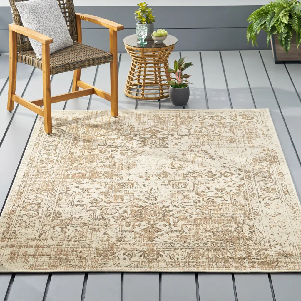 Marina Sand Polypropylene Outdoor Decking Tiles nh-kisa