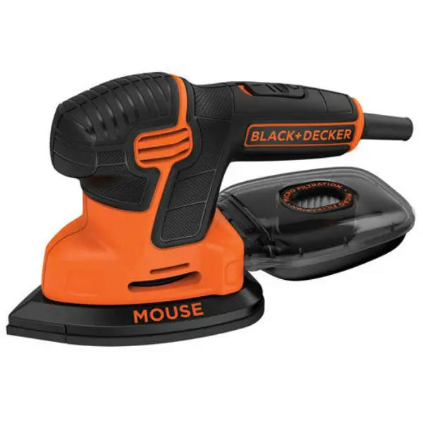 Black & Decker BDEMS600 Mouse Detail Sander 1.2 Amps Precision Sanding Black u0026 Decker