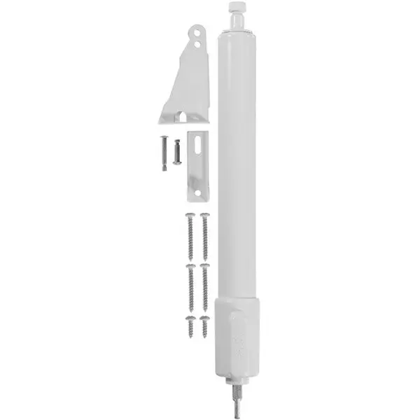 Wright Products Tap-N-Go Pneumatic Door Closer White Standard Duty