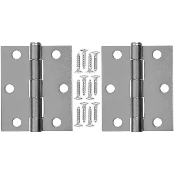 Wright Products V35 Steel Door Hinge Zinc Plated 3"