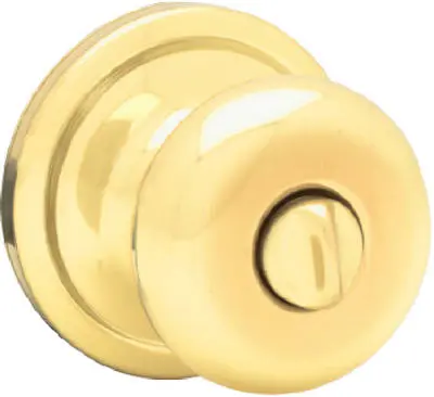 Kwikset 730J-3-CP Signature Series Security Juno Privacy Lockset Polished Brass