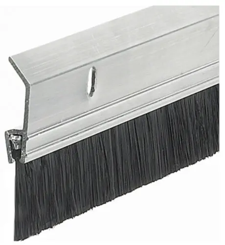 Frost King SB36H Heavy Duty Aluminum Brush Door Sweep 2 x 3 Inches