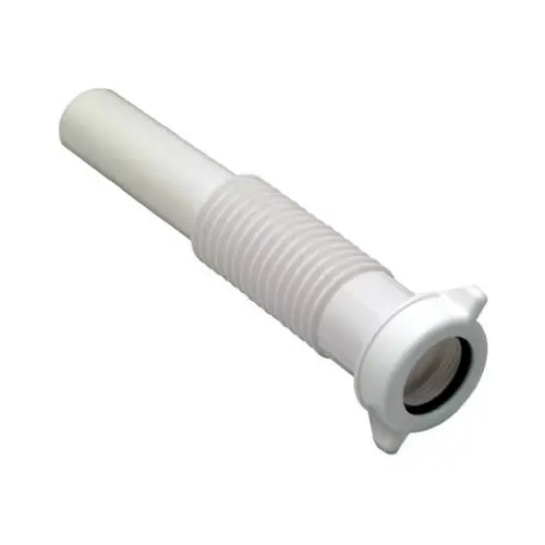 Master Plumber 352-468 Flexible Lavatory Drain Extension Tube 1-1/4"x8" White