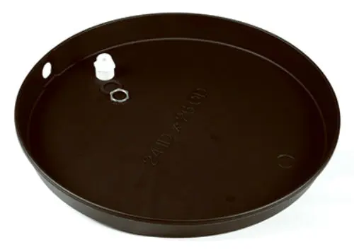 Camco 11360 Plastic Polymer Water Heater Pan 24 Inch Leak Protection
