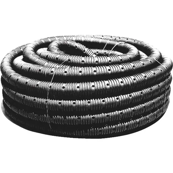 ADS 04020010 Channel-Flow Single Wall Leach Bed Perforated Drain Pipe 4" x 10'