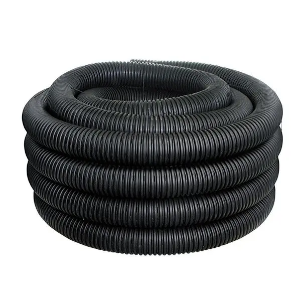 ADS 04040010 Single Wall Corrugated HDPE Perforated Drainage Pipe 4" x 10'