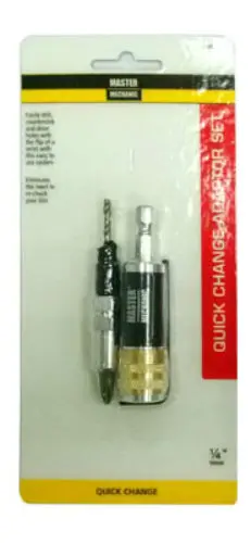 Master Mechanic 160355 Quick Change Adaptor Set Power Tools