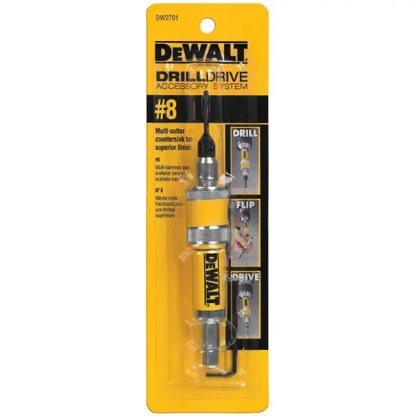 DeWalt DW2701 Drill Drive Complete Unit #8 Screwdriver Bit Set