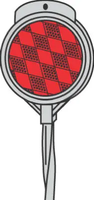Hy-Ko DM100R48 Standard Aluminum Shaft Driveway Marker 48 Inch Red