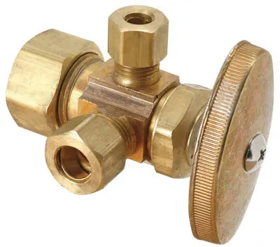 Brass Craft Dual Outlet Valve Rough Brass Plumbing Installations BrassCraft